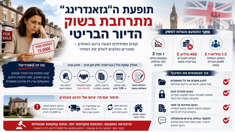תמונה עבור הכתבה: תופעת ה״גזאנדרינג״ מתרחבת בשוק הדיור הבריטי