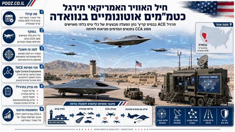 חיל האוויר האמריקאי תרגיל כטמ"מים אוטונומיים בנוואדה