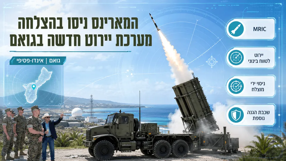 המארינס ניסו בהצלחה מערכת יירוט חדשה בגואם