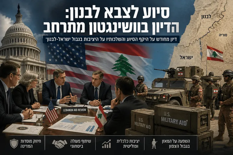 תמונה עבור הכתבה: סיוע לצבא לבנון: הדיון בוושינגטון מתרחב