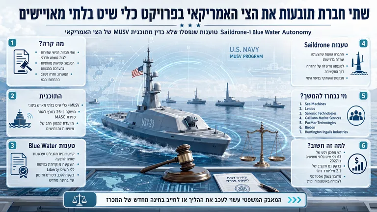 תמונה עבור הכתבה: שתי חברות תובעות את הצי האמריקאי בפרויקט כלי שיט בלתי מאוישים