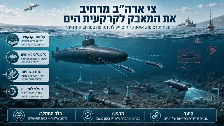 תמונה עבור הכתבה: צי ארה"ב מרחיב את המאבק לקרקעית הים