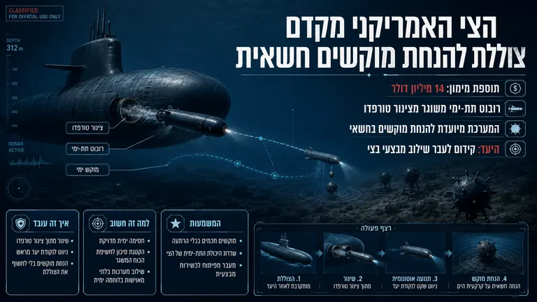 תמונה עבור הכתבה: הצי האמריקני מקדם צוללת להנחת מוקשים חשאית