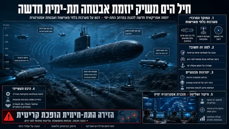 תמונה עבור הכתבה: חיל הים משיק יוזמת אבטחה תת-ימית חדשה