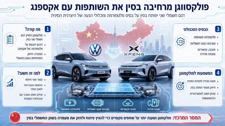 תמונה עבור הכתבה: פולקסווגן מרחיבה בסין את השותפות עם אקספנג